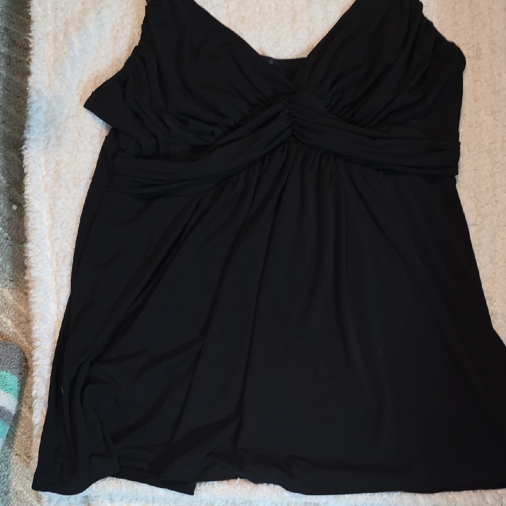 Freebird Elegant Black Women's Tank Top